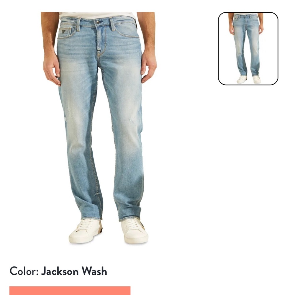 Guess Mens Slim Tapered Jeans